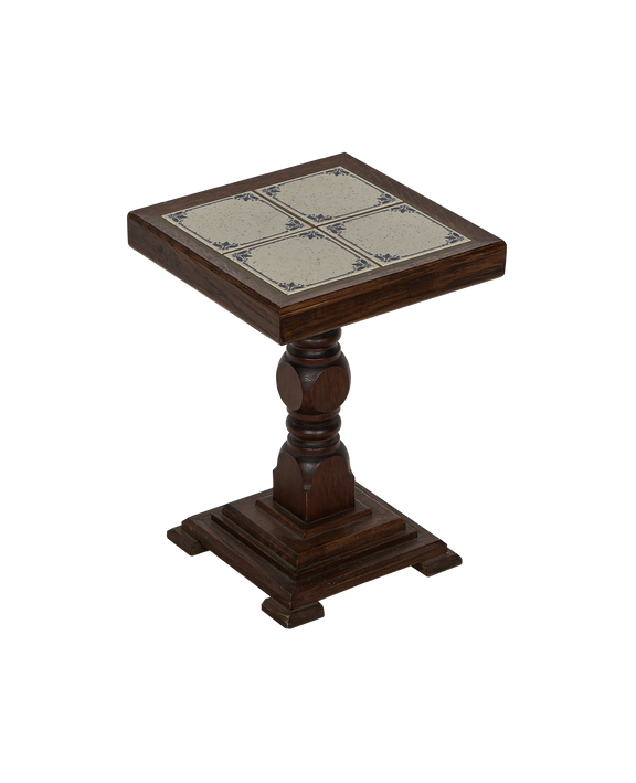 Delft Tile Side Table