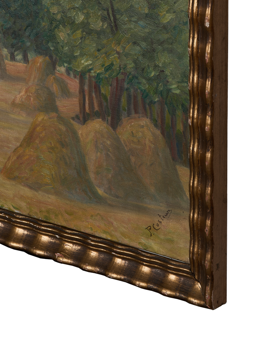 Framed Still Life Painting - Haystacks - Image 3
