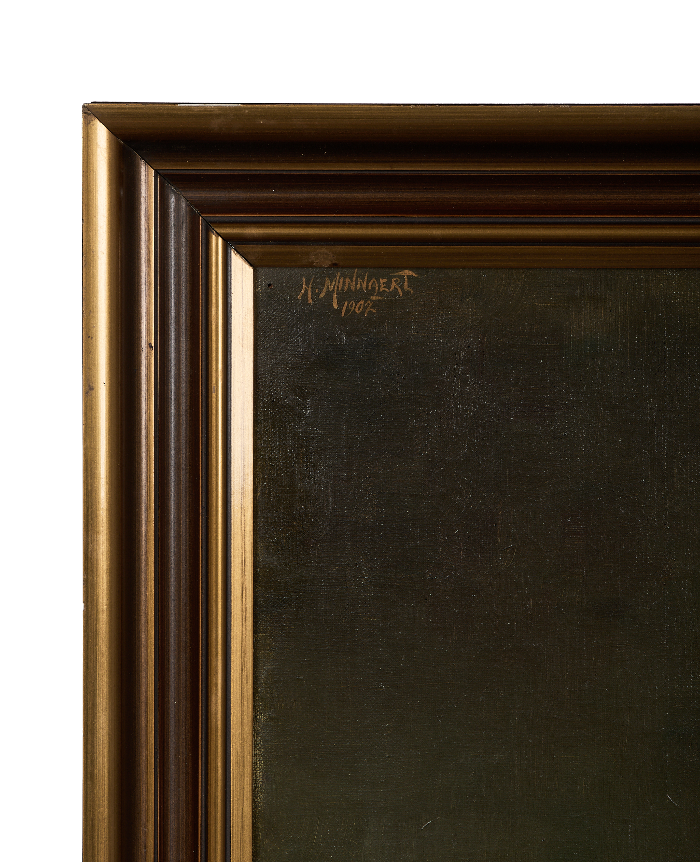 Framed Still Life Painting - Wine Bottle - Image 2