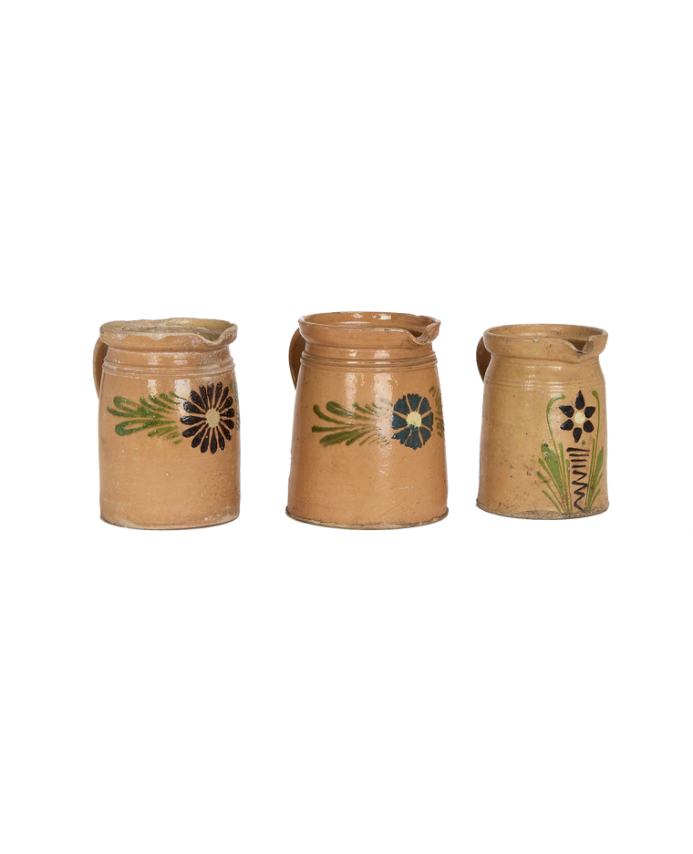 Pitcher - Mustard Alsace Glaze Assorted