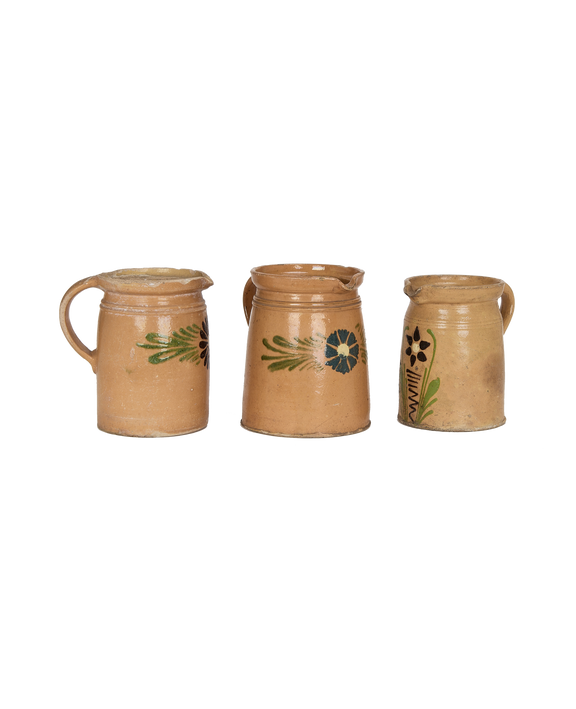Pitcher - Mustard Alsace Glaze Assorted