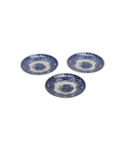 French Bleu Motif Plate