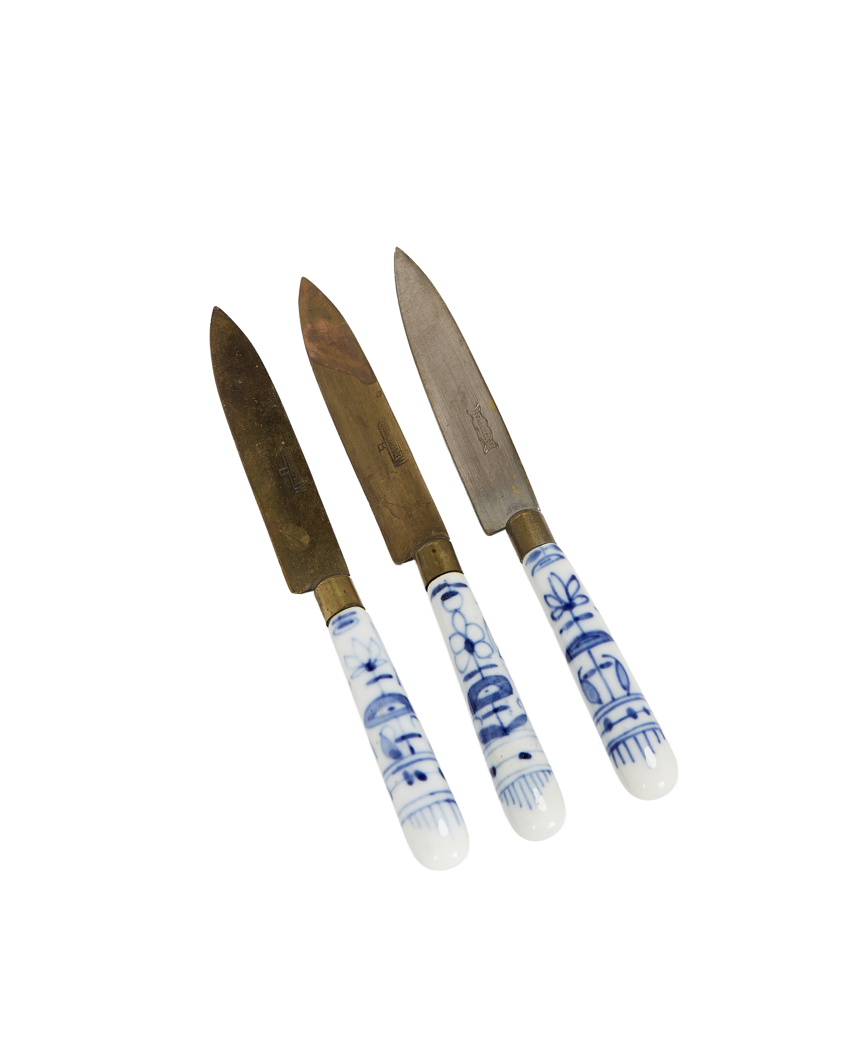 1900s Porcelain Fruit Knife - Per Piece - Image 3