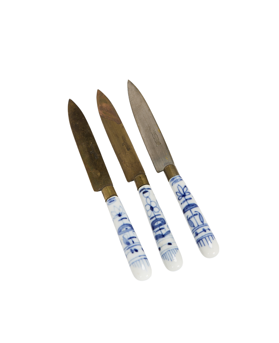 1900s Porcelain Fruit Knife - Per Piece - Image 3
