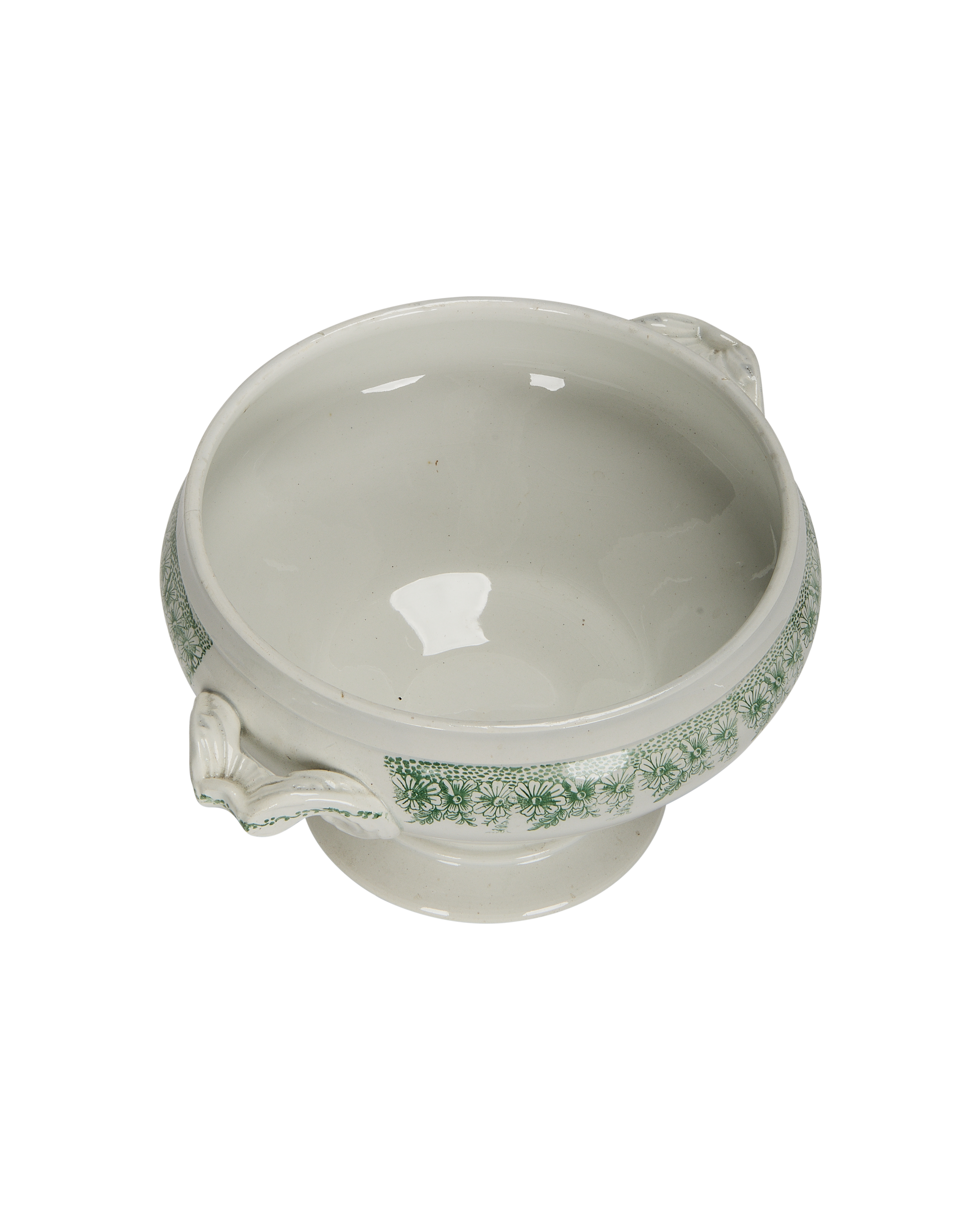 Green and white soup tureen - Image 3