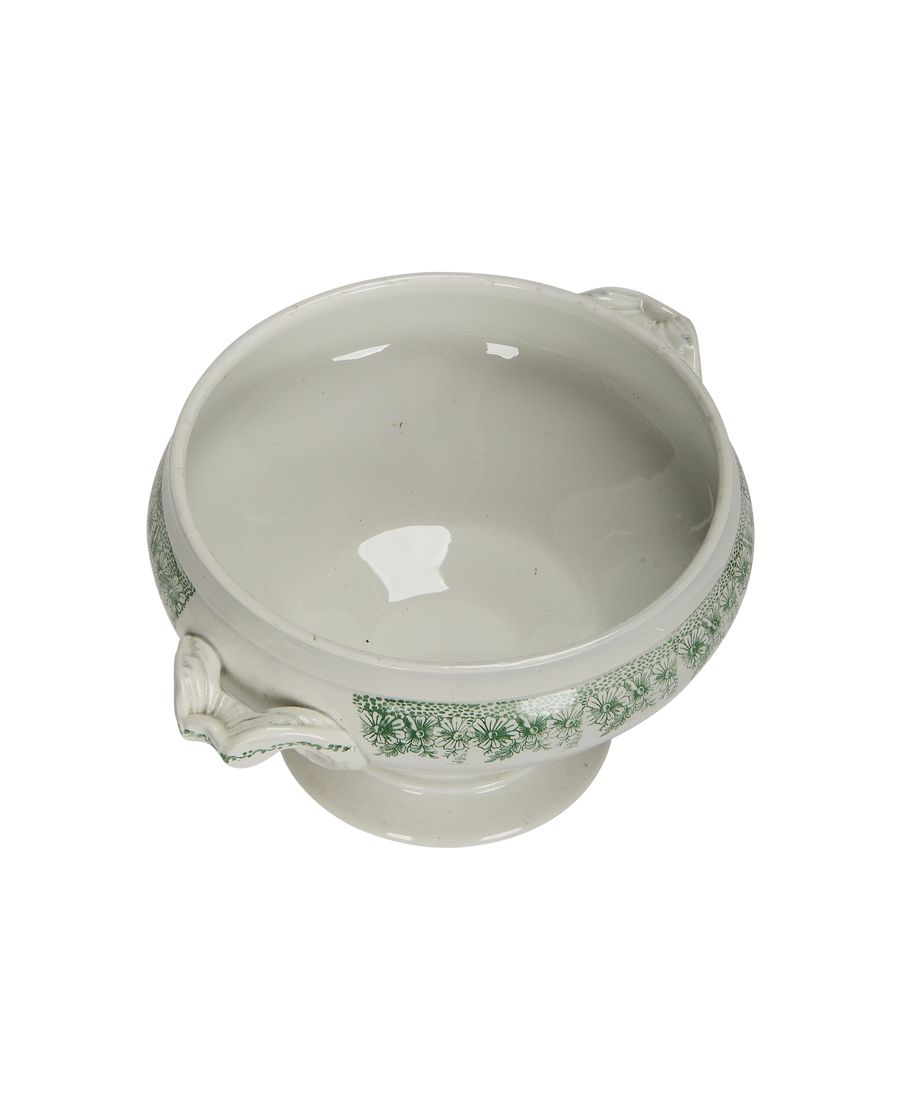Green and white soup tureen - Image 3