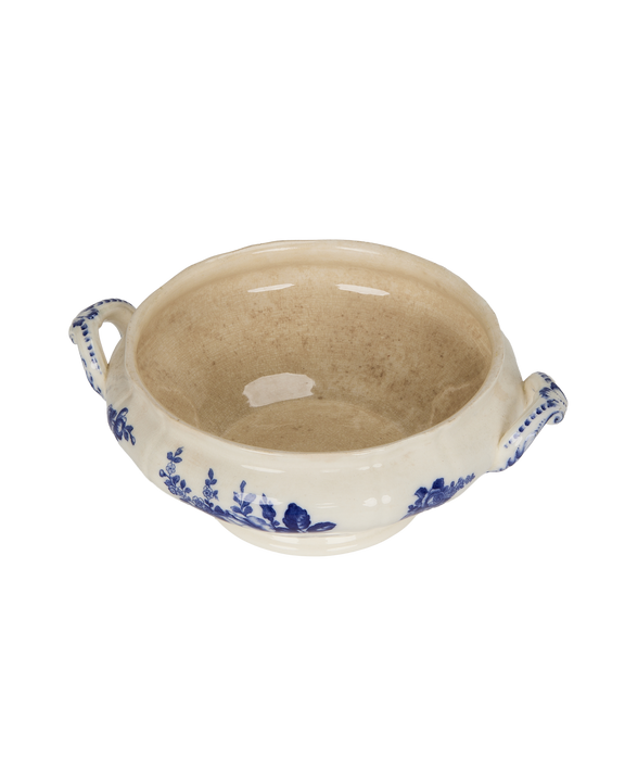 Blue Rose Soup Tureen