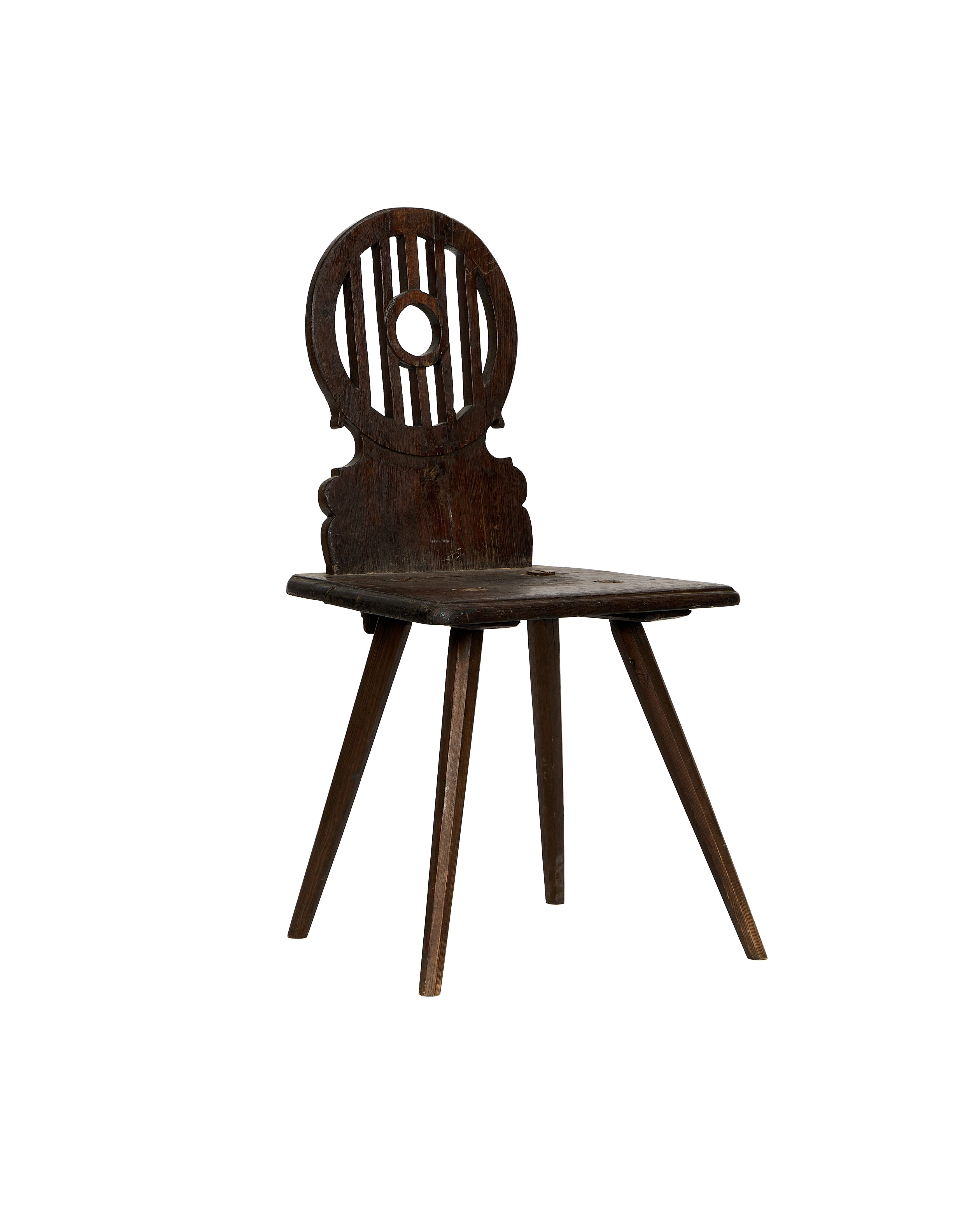 Traditional Rounded Chair Folk Roundel Decorative Chair | Vintage French Chairs | OLIVE ATELIERS