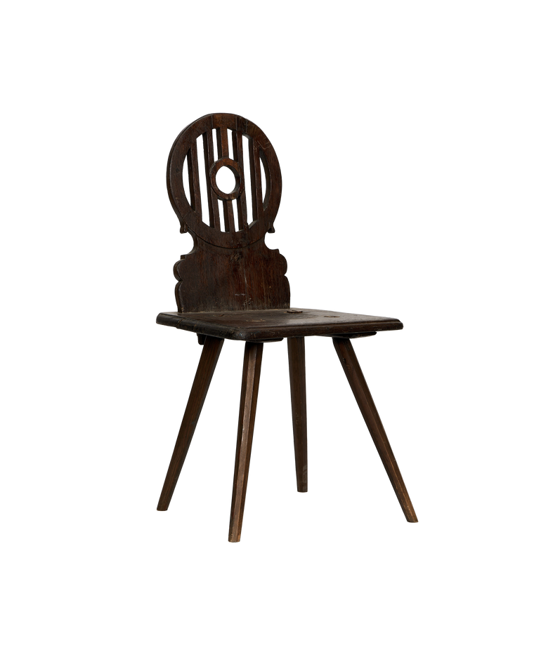 Folk Roundel Decorative Chair