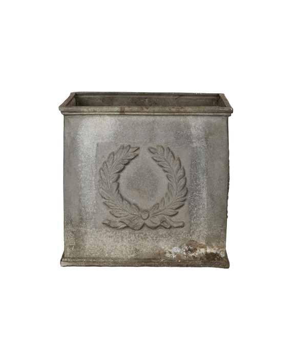 Square Zinc Planter