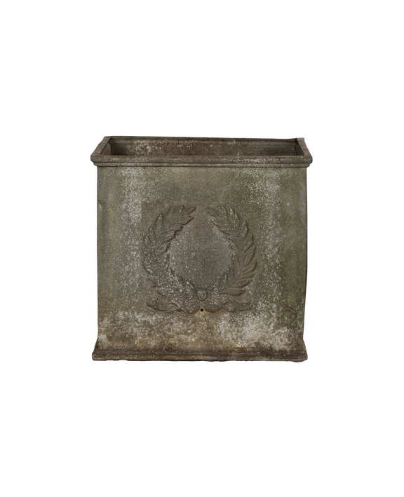 Square Zinc Planter