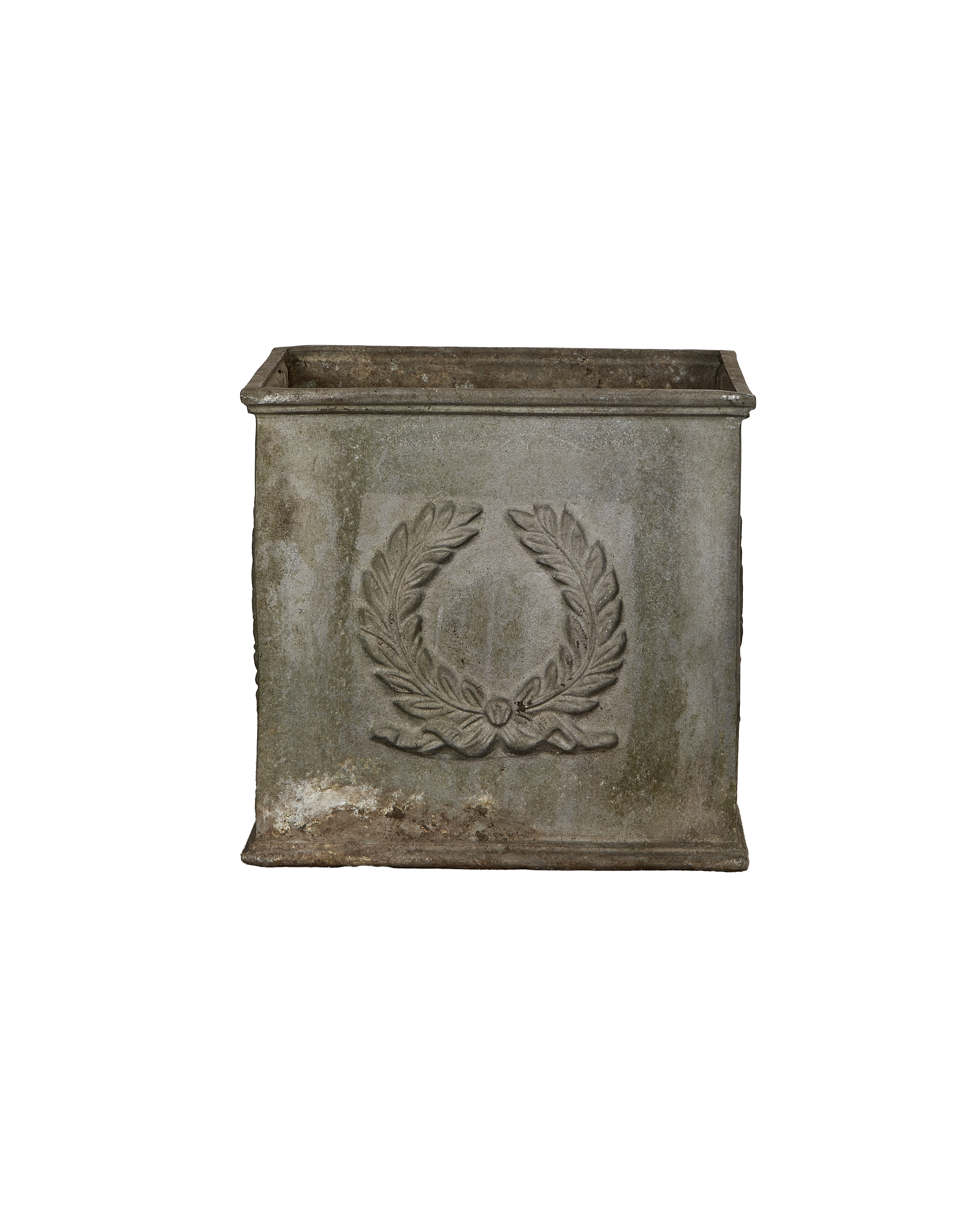 Square Zinc Planter - Image 3