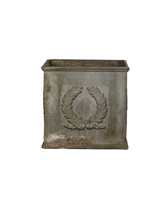 Square Zinc Planter