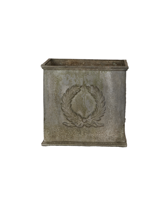 Square Zinc Planter