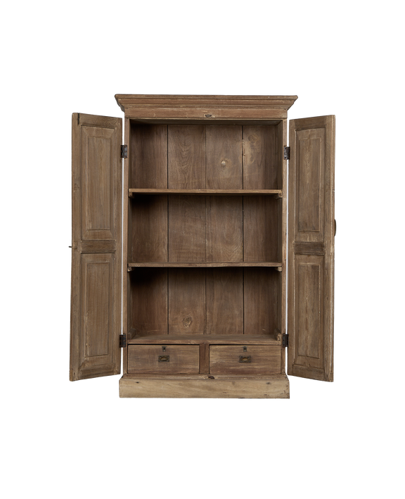 Wood Cabinet - Bleached