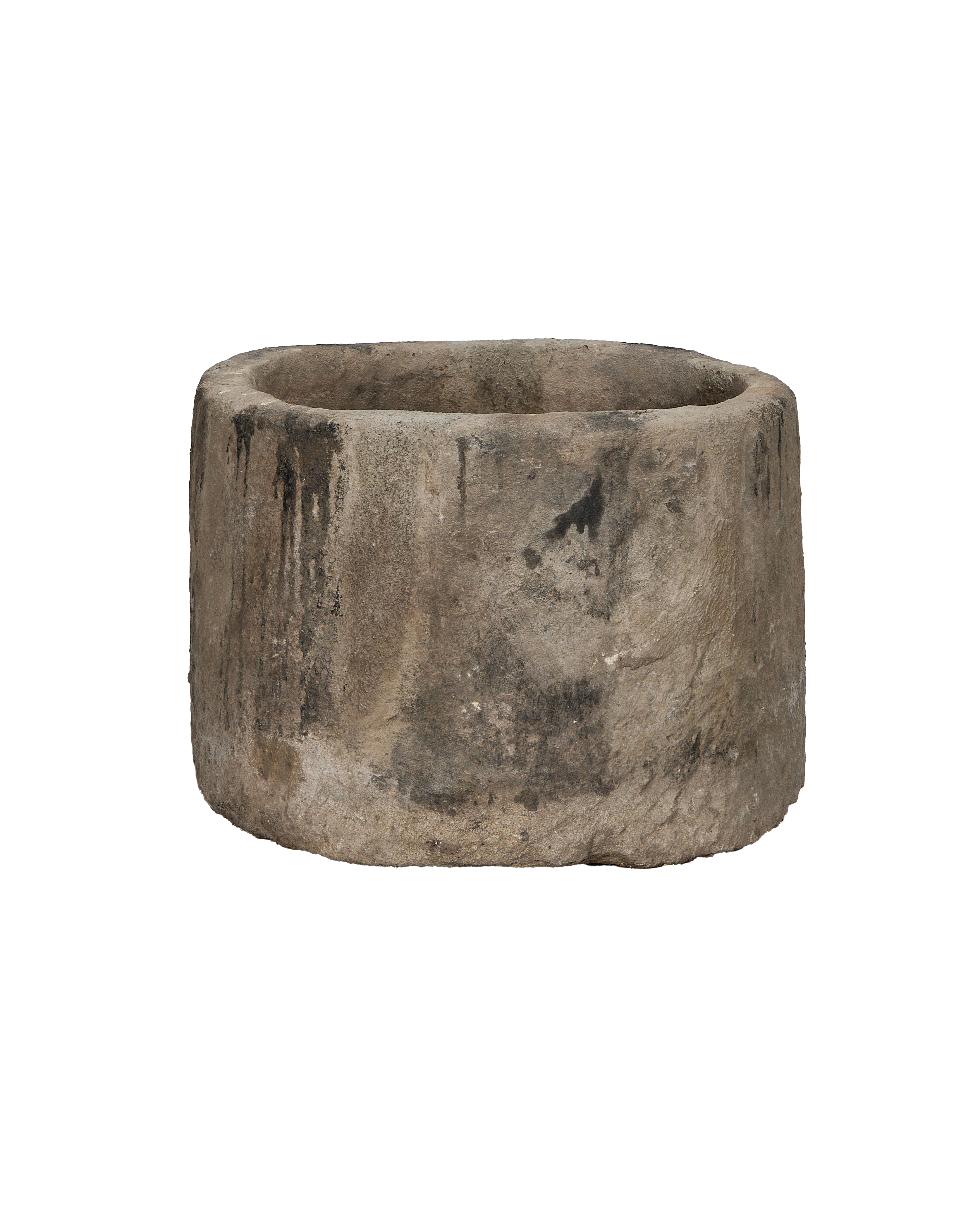 Limestone Trough, Round: vintage stone trough