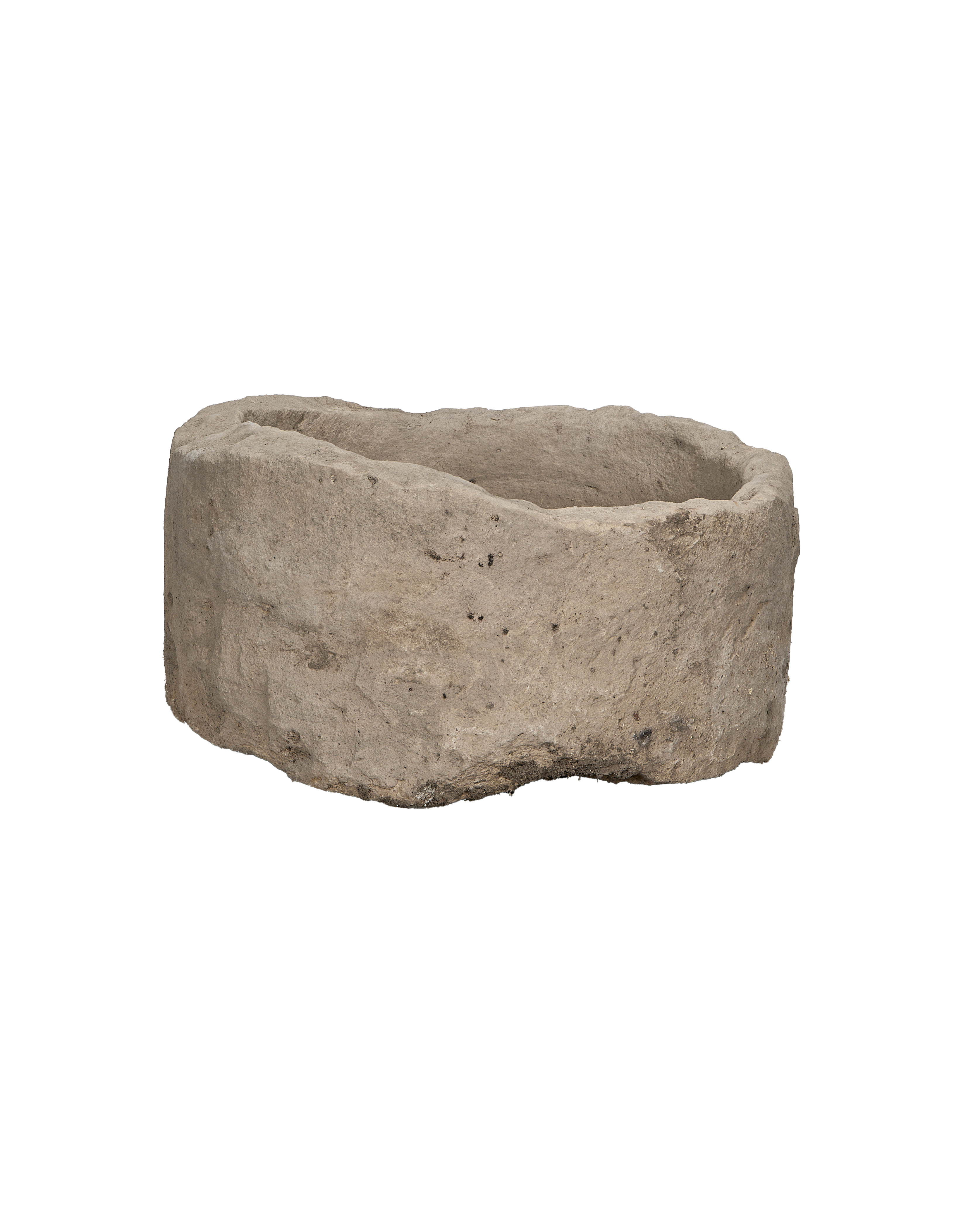 Limestone Trough - Round close-up