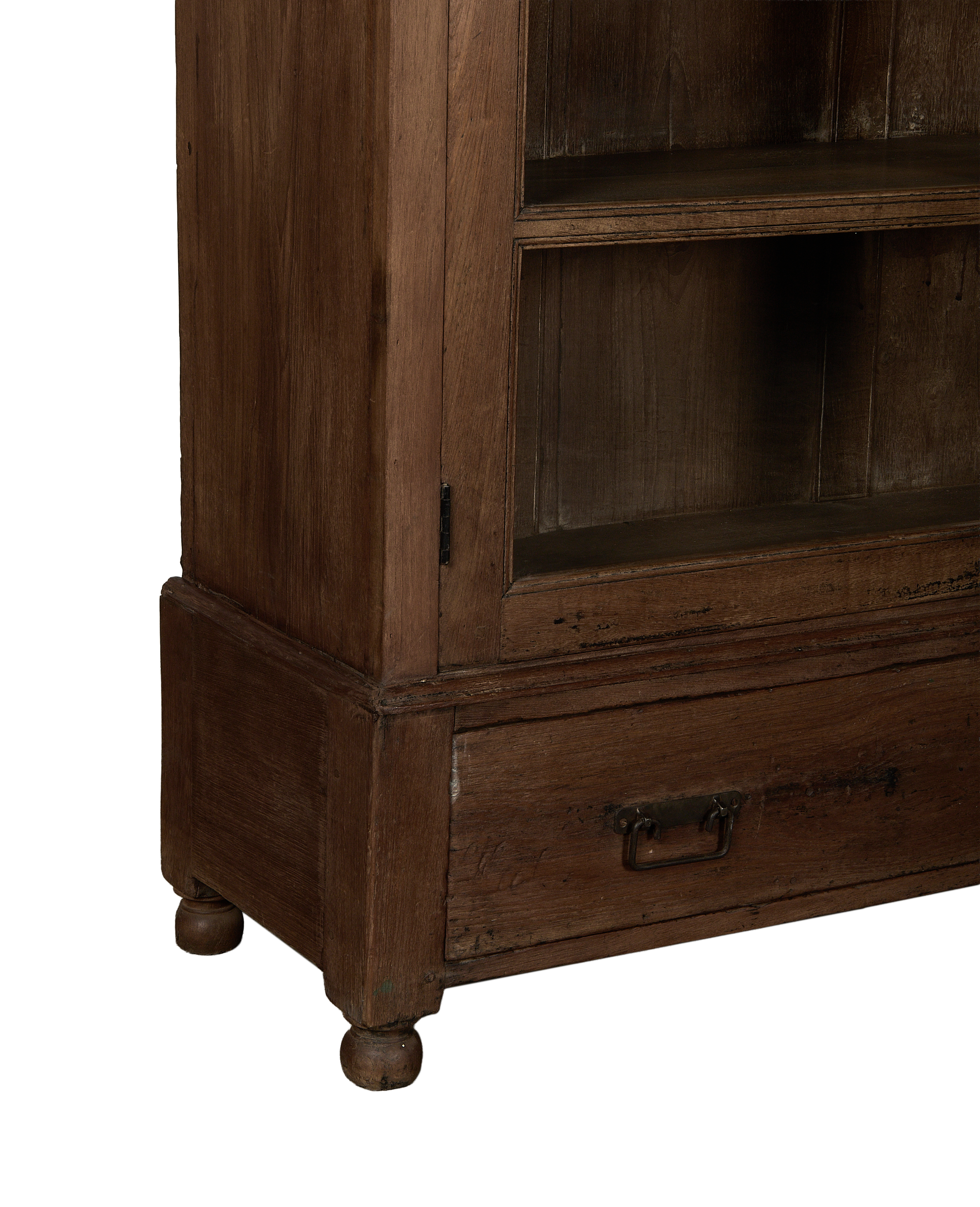 Wood Cabinet - Natural side view