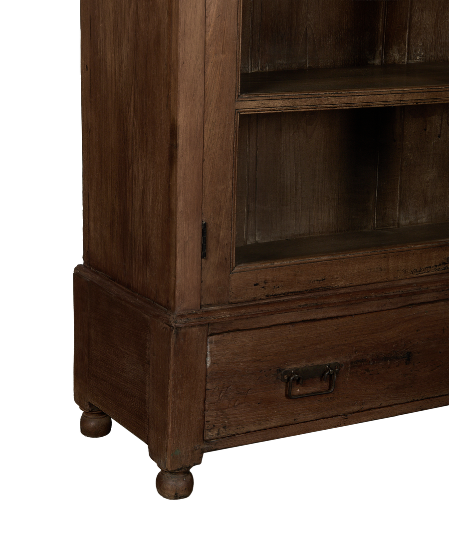 Wood Cabinet - Natural side view