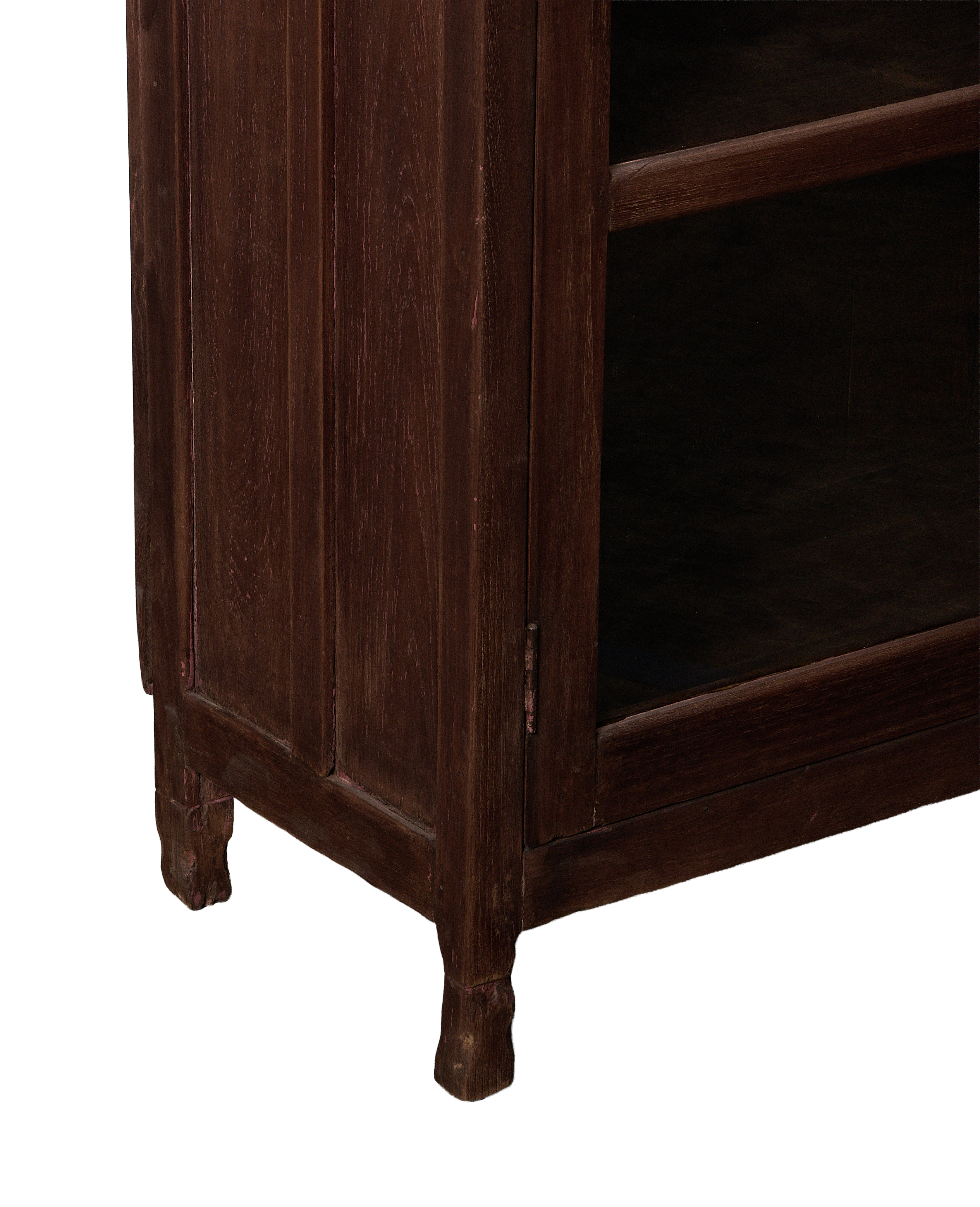 Wood Cabinet - Natural side view
