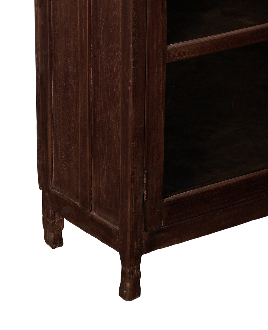 Wood Cabinet - Natural side view