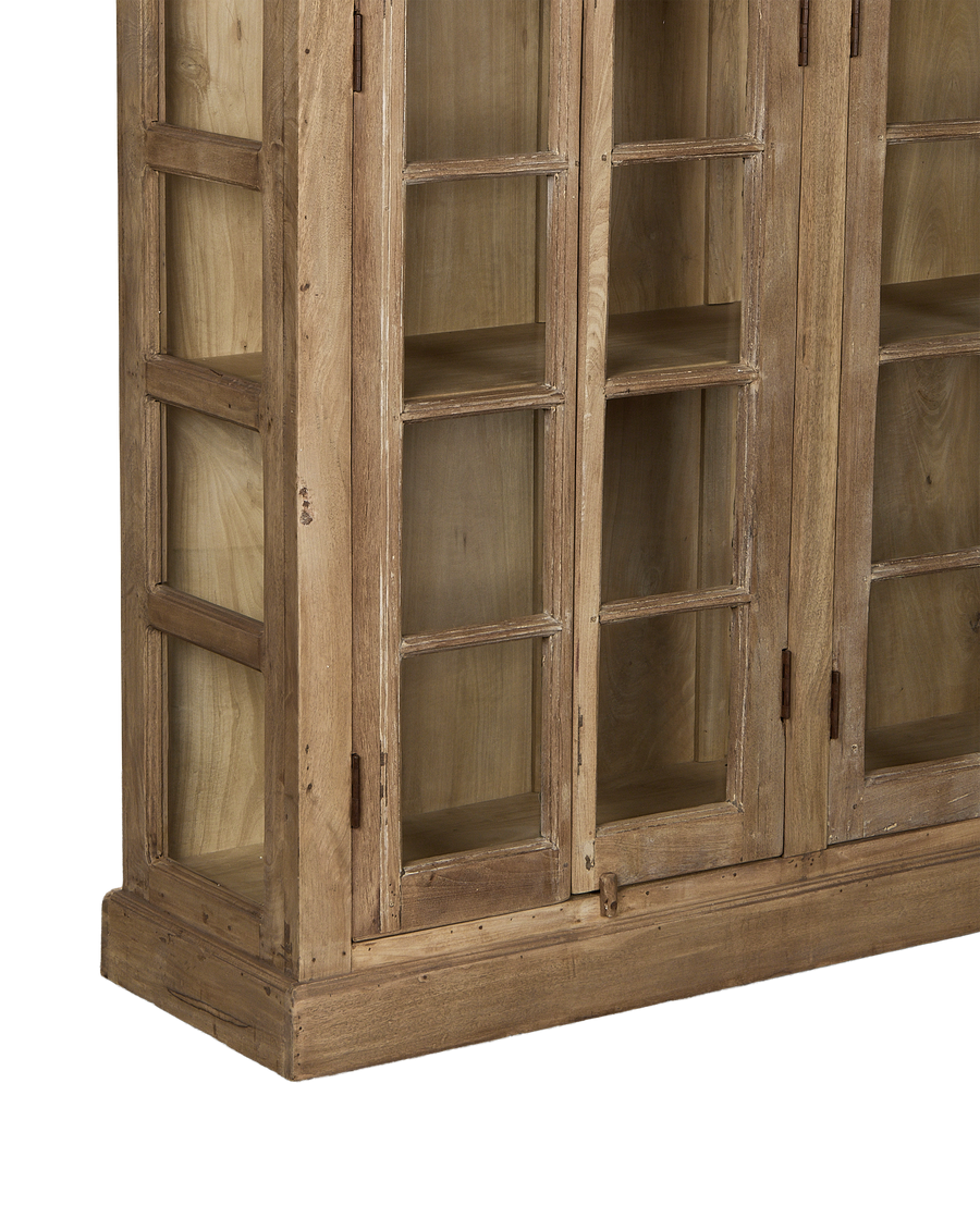 Wood Cabinet - Bleached side view