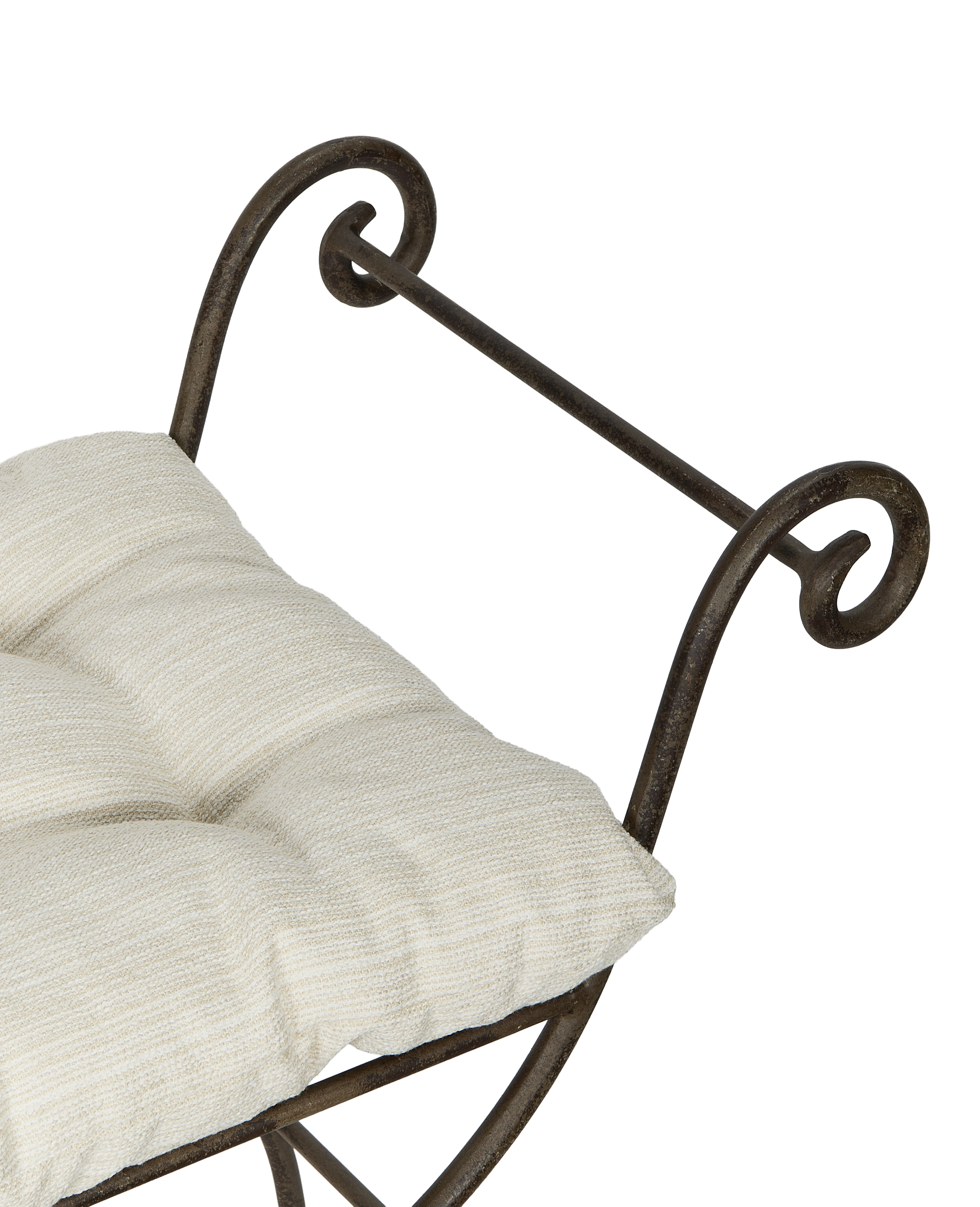 Lyon Vanity Stool - Creme