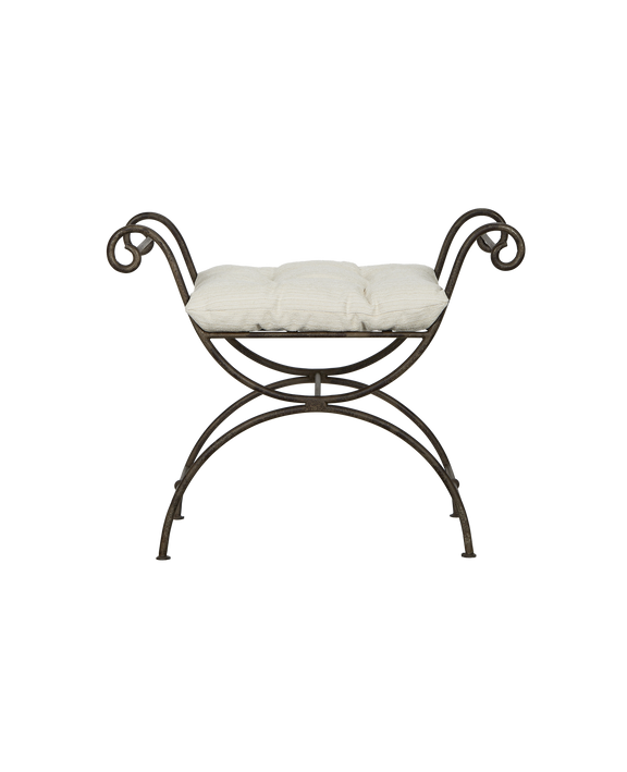 Lyon Vanity Stool - Creme