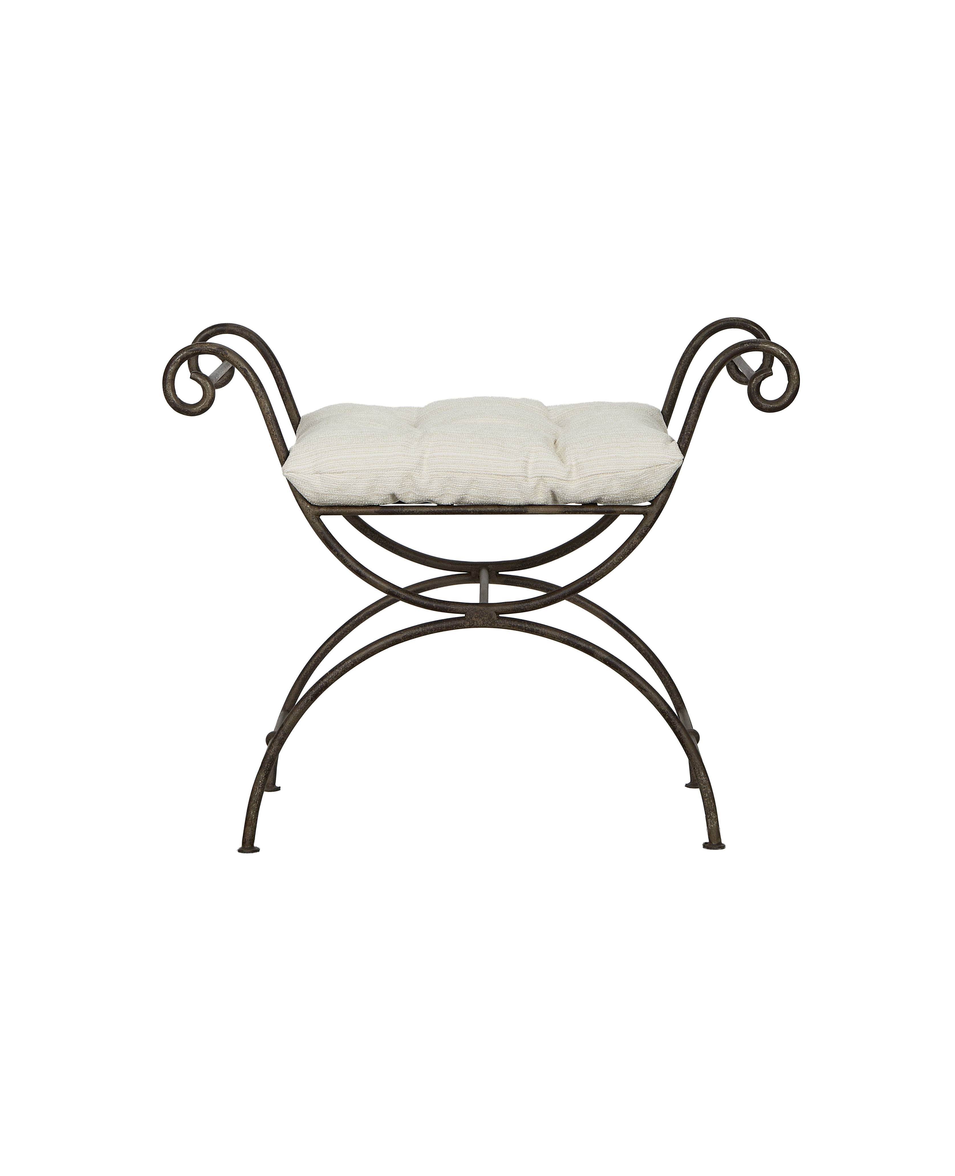 Lyon Vanity Stool - Creme
