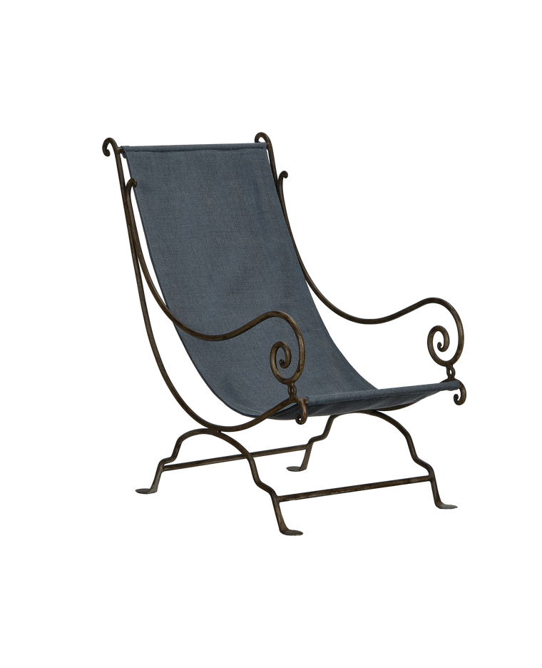 Evermore Sling-Back Chair - Marine
