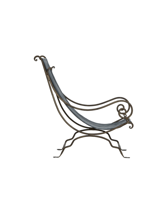 Evermore Sling-Back Chair - Marine