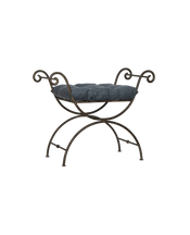 Lyon Vanity Stool - Marine