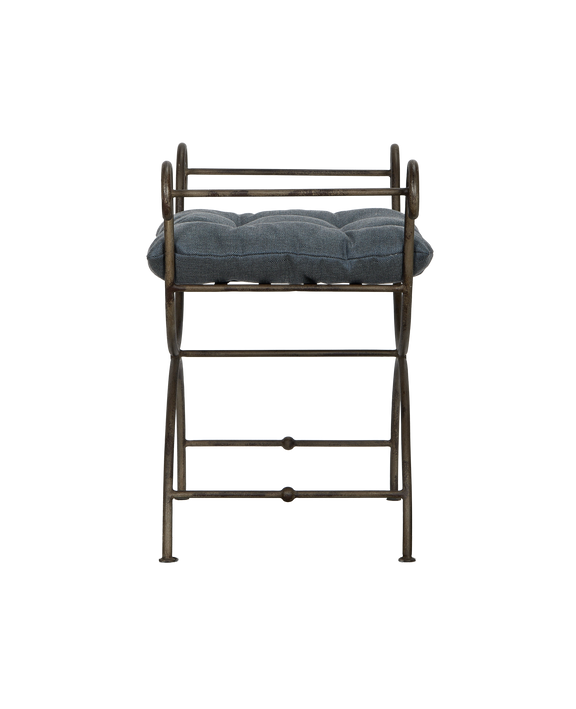 Lyon Vanity Stool - Marine