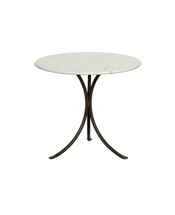 L'Amour Marble Bistro Table - Bone