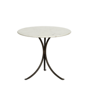 L'Amour Marble Bistro Table - Bone
