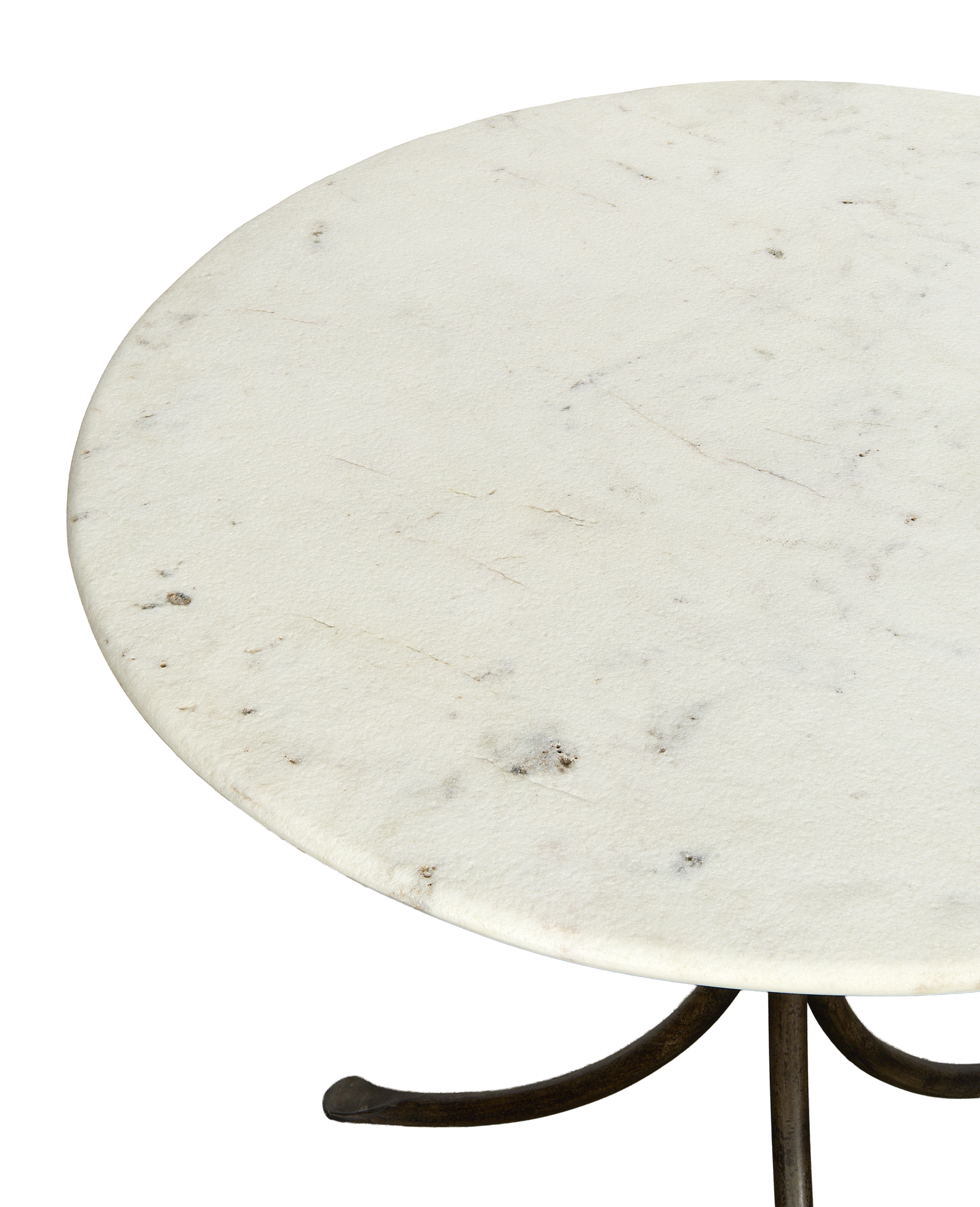 L'Amour Marble Bistro Table - Bone