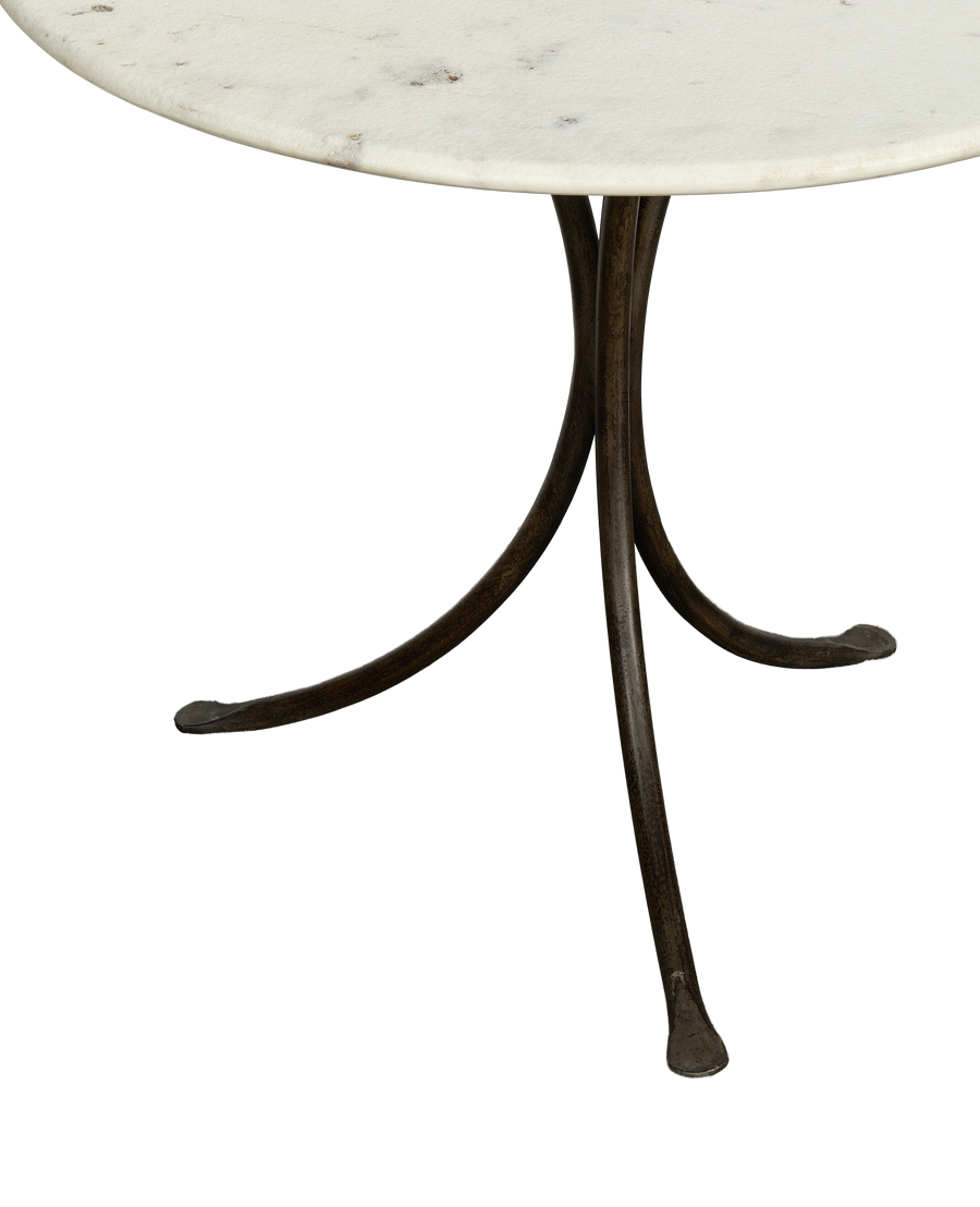 L'Amour Marble Bistro Table - Bone