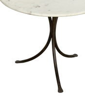 L'Amour Marble Bistro Table - Bone