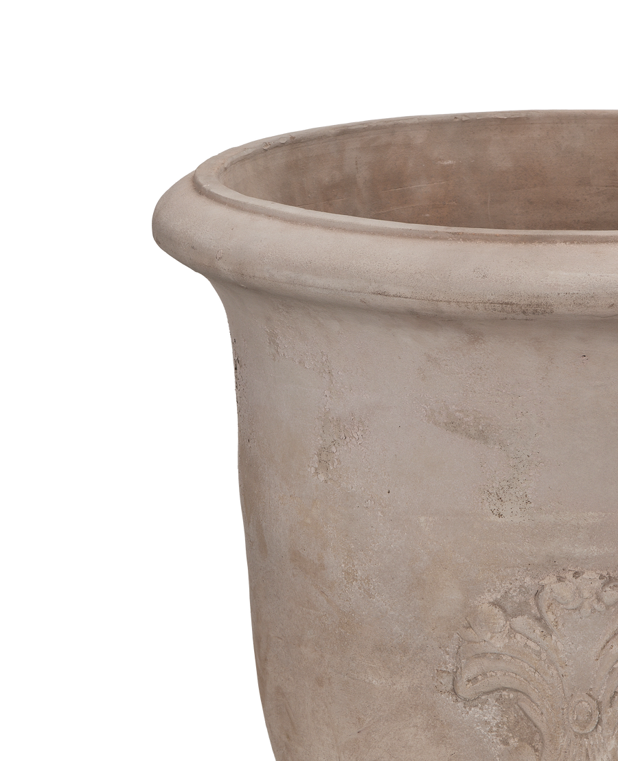 Marguerite Planter, Large, ceramic, detail