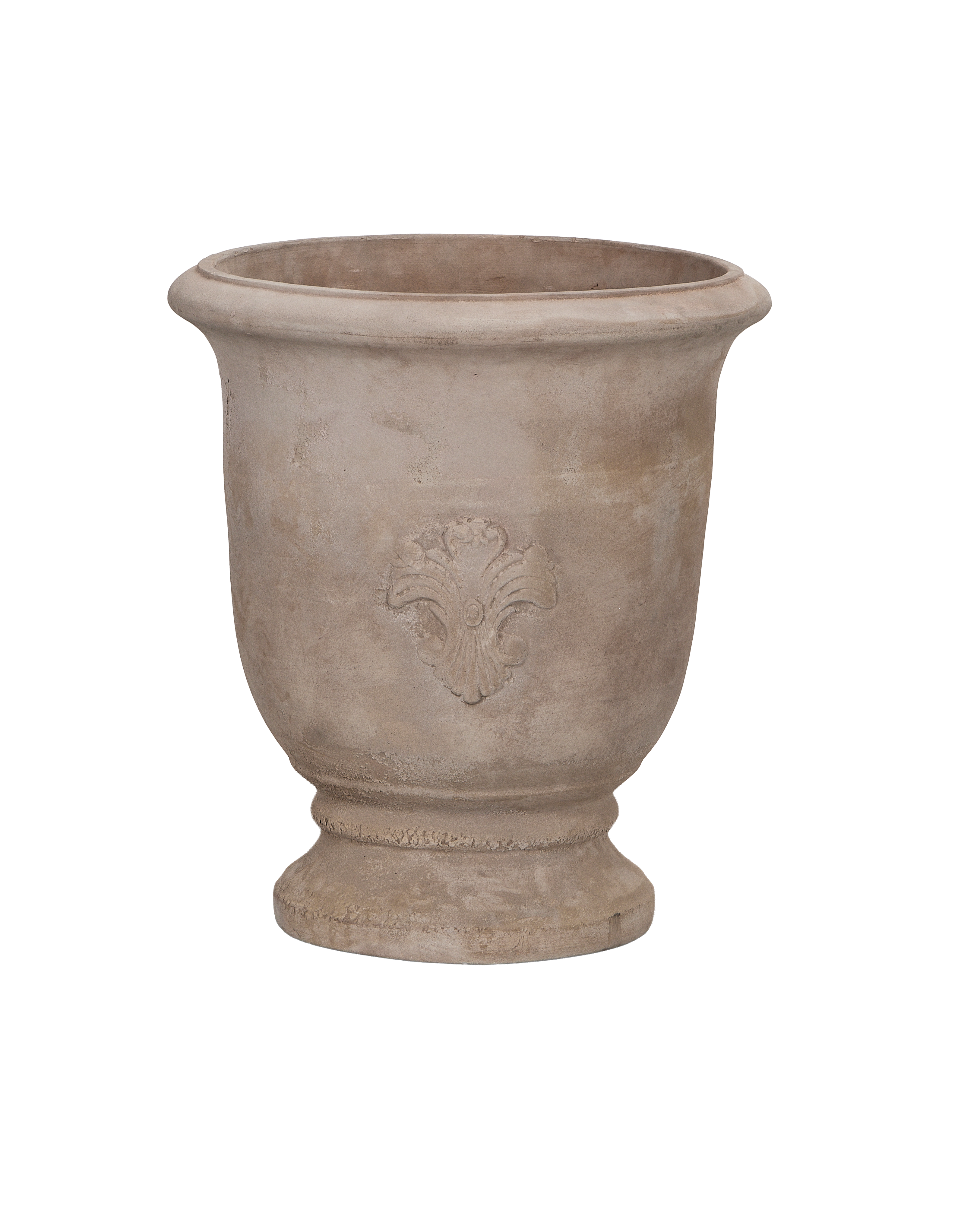 Marguerite Planter, Large, ceramic, front view