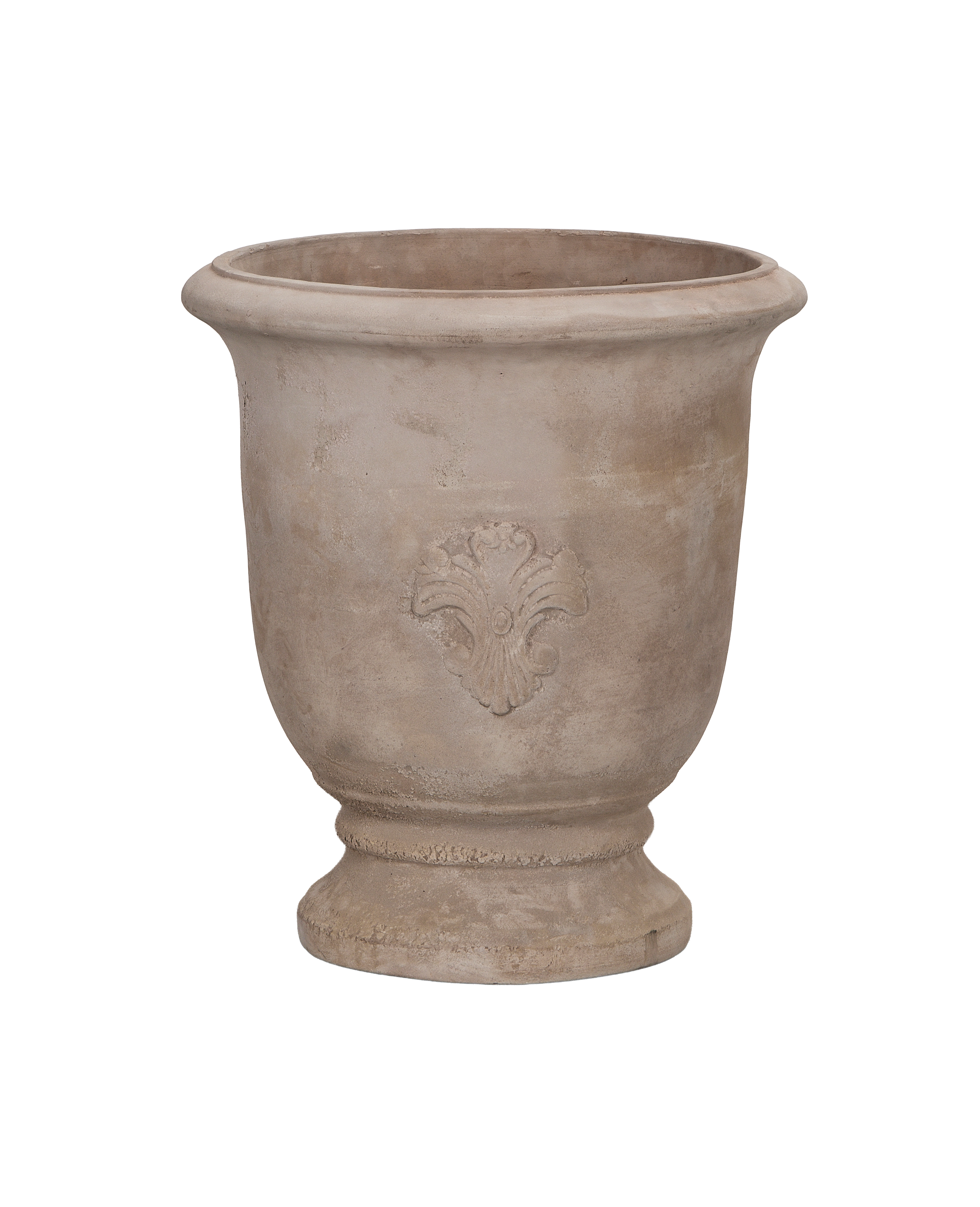 Marguerite Planter, Large, ceramic, front view