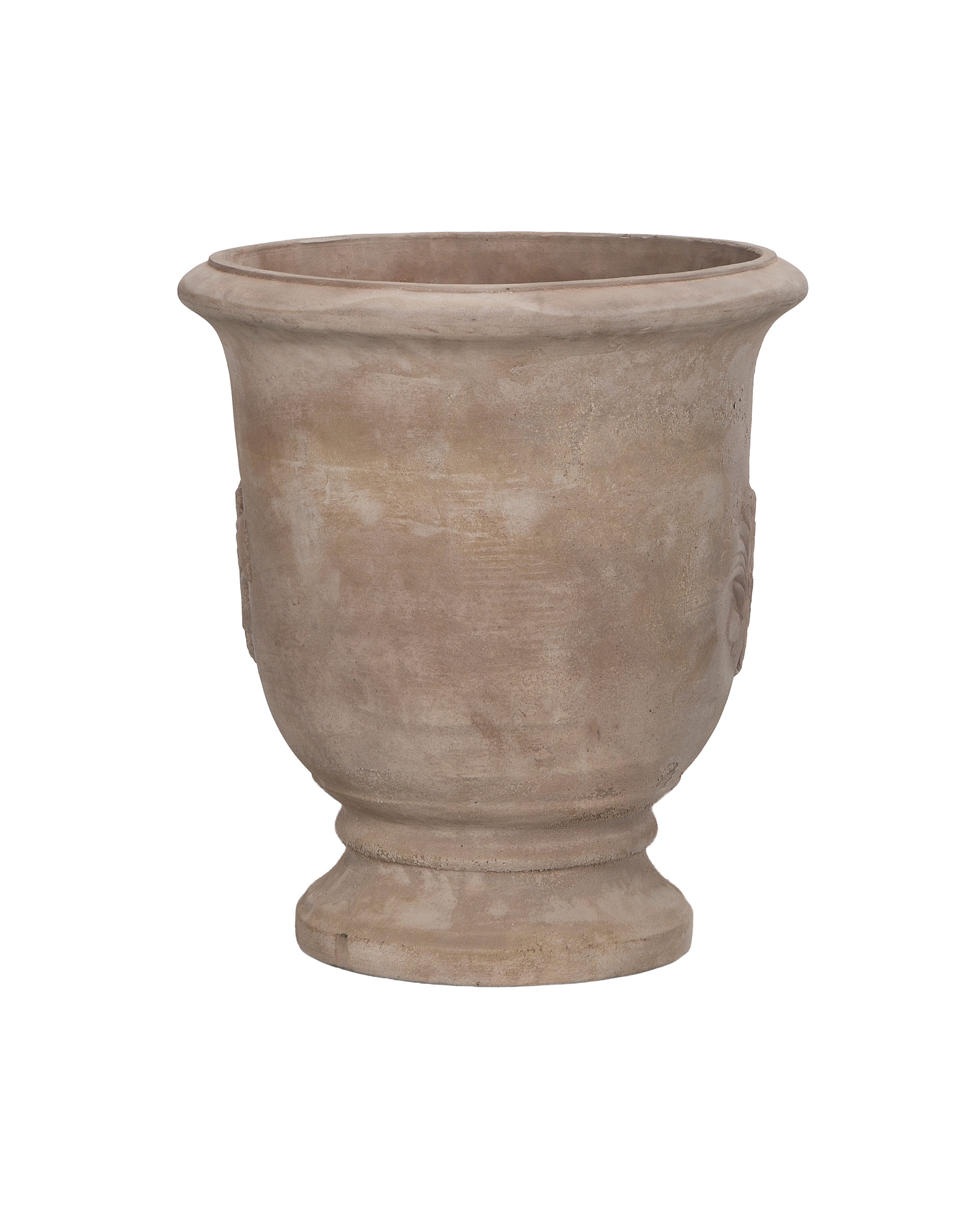 Marguerite Planter, Large, ceramic, front view