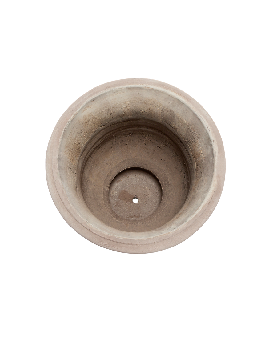 Marguerite Planter, Medium, ceramic, overhead view