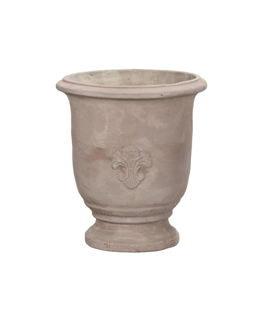 Marguerite Planter, Medium, ceramic, detail
