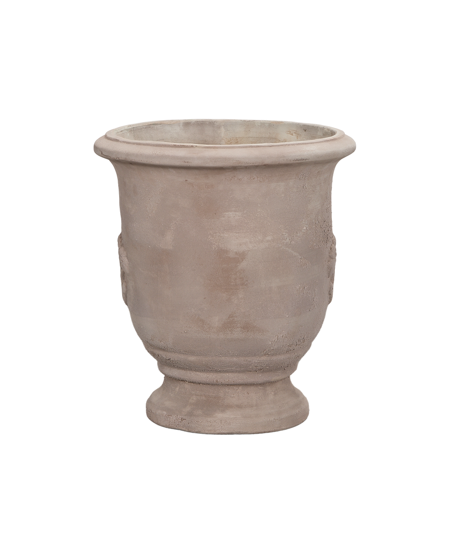 Marguerite Planter, Medium, ceramic, front view