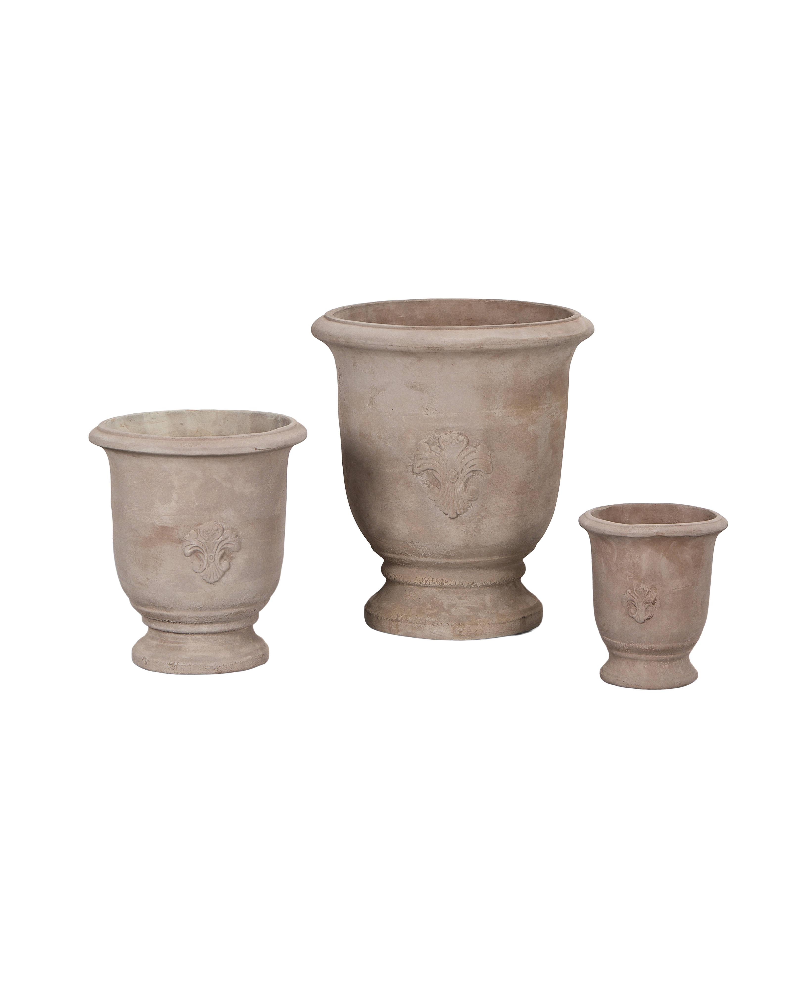 Marguerite Planter, Small, ceramic, front view