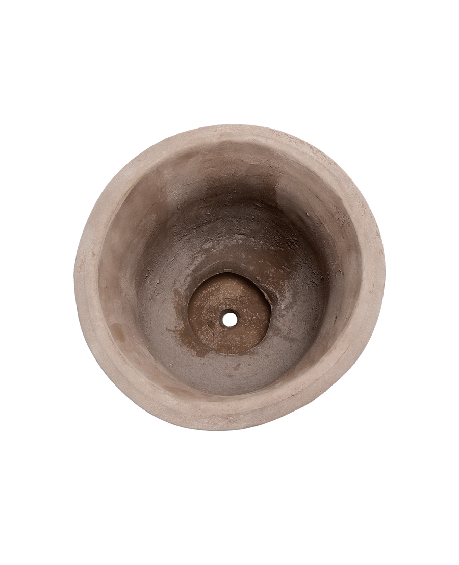 Marguerite Planter, Small, ceramic, overhead view