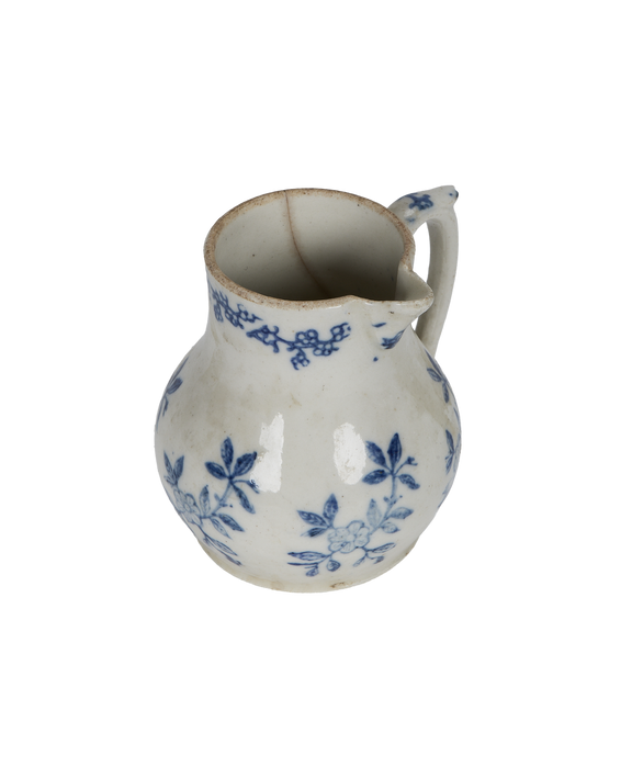 Blue Floral Creamer