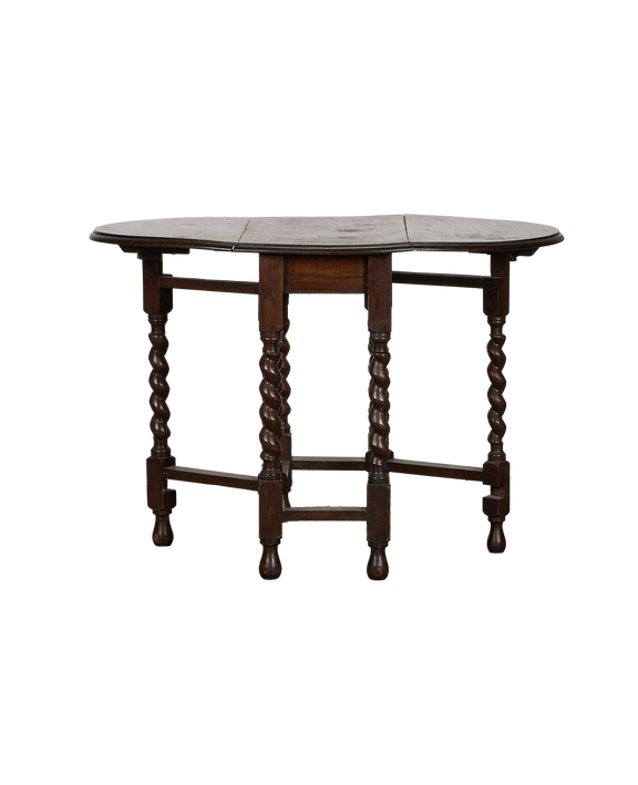 Barley Twist Drop Leaf Table