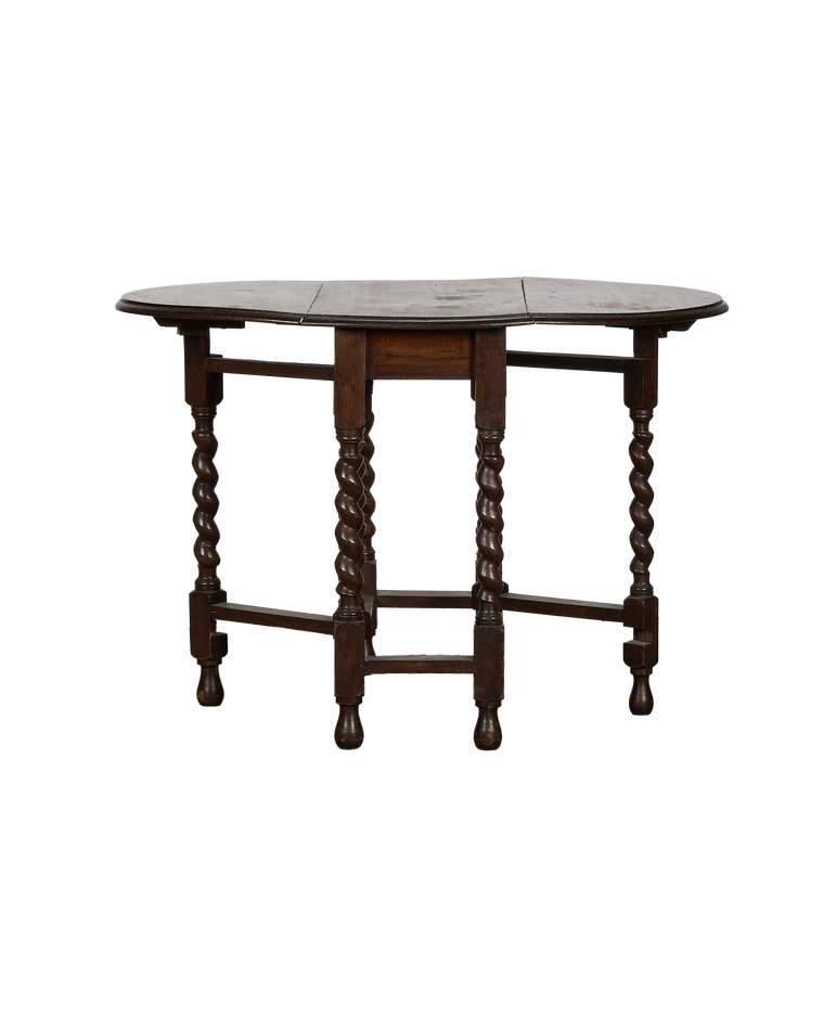 Barley Twist Drop Leaf Table